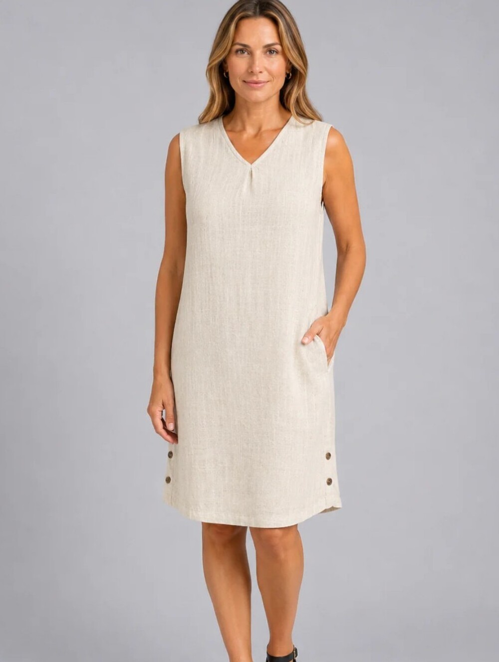 DKR & Company Linen Cotton Dress